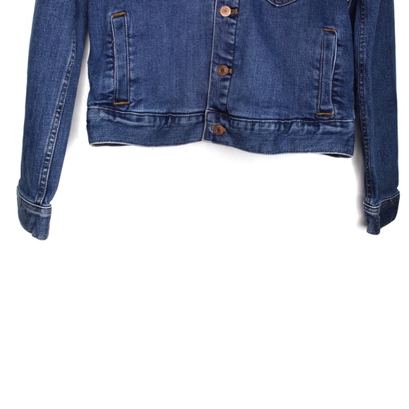 J.Crew Mercantile Jean Denim Jacket Small Preowned - Picture 7 of 8